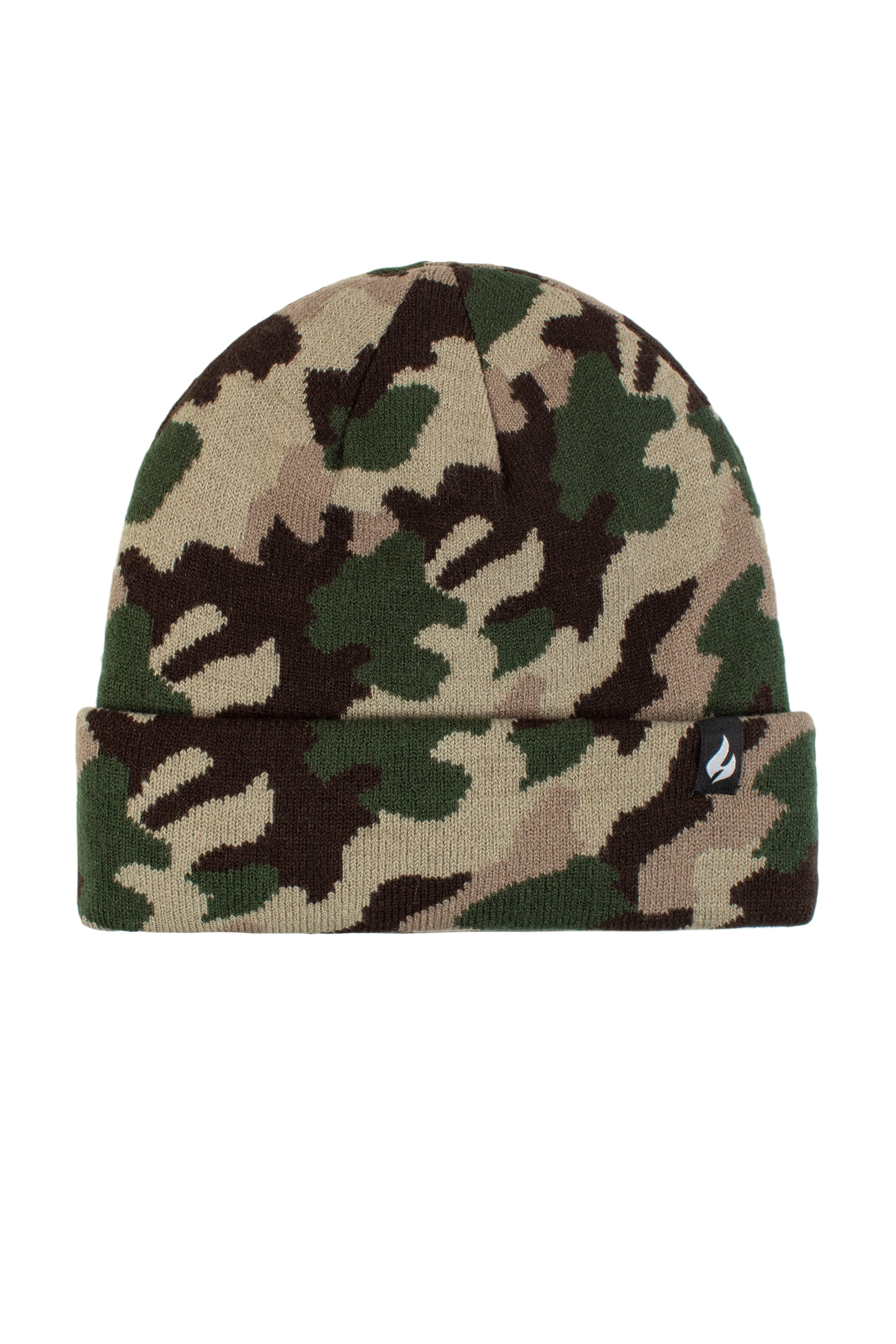 Adventure-Ready Camo Knit Hat for Boys